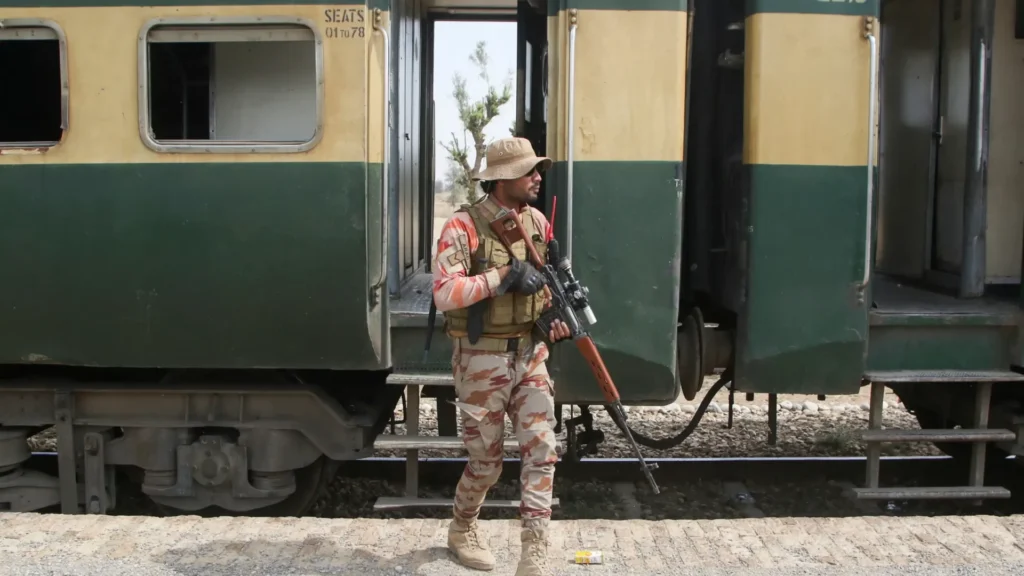 Train Hijacked by BLA