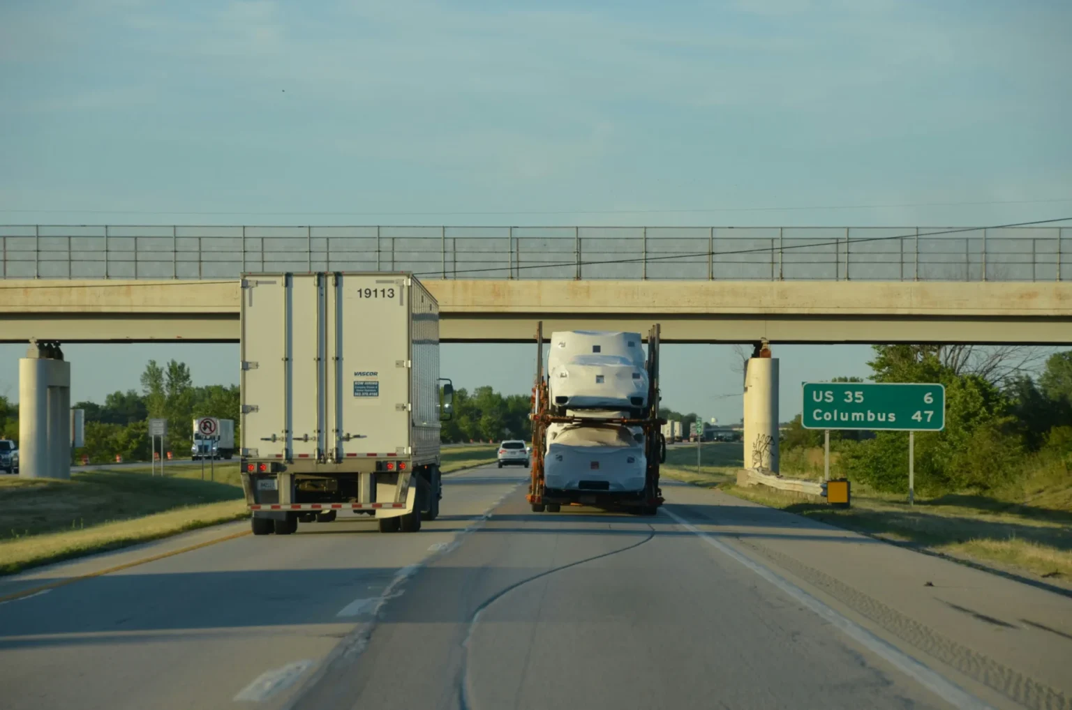 British Columbia truck tolls.