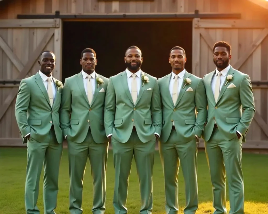 a group of people standing with each other 1