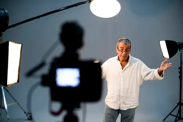 Proven Tips for Getting Noticed by a Casting Agency a man standing in front of camera
