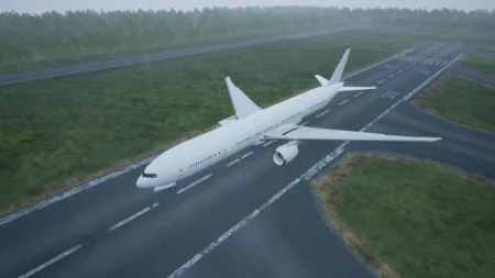 Beijing Cancels Flights and Trains as Windstorm Hits Northern China A plane on the runway.