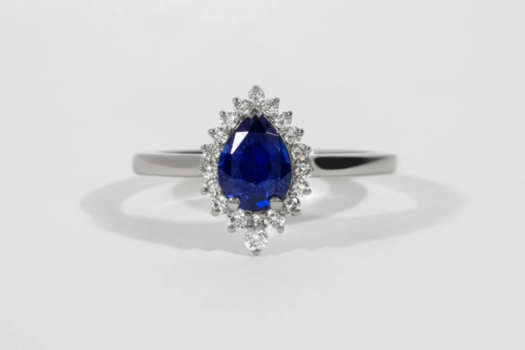 Blue stone ring