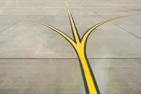 A runway.