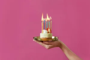 A Birthday cake.