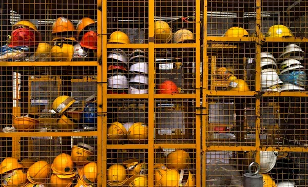 Quick Tips for Managing Your Safety Equipment Supplies Better Colorful caps in the shelf