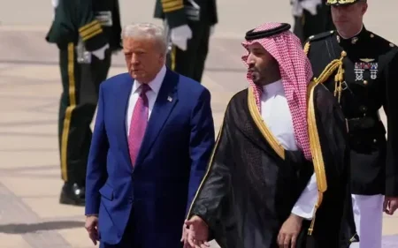 Trump's Middle East visit.
