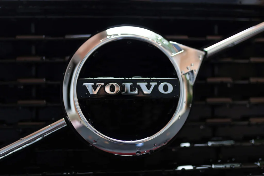 Volvo car logo.