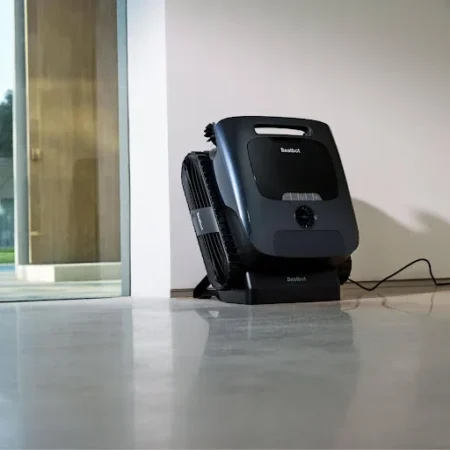 a robot pool cleaner on the floor