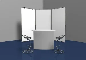 a table and chairs