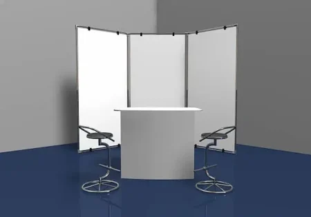 a table and chairs