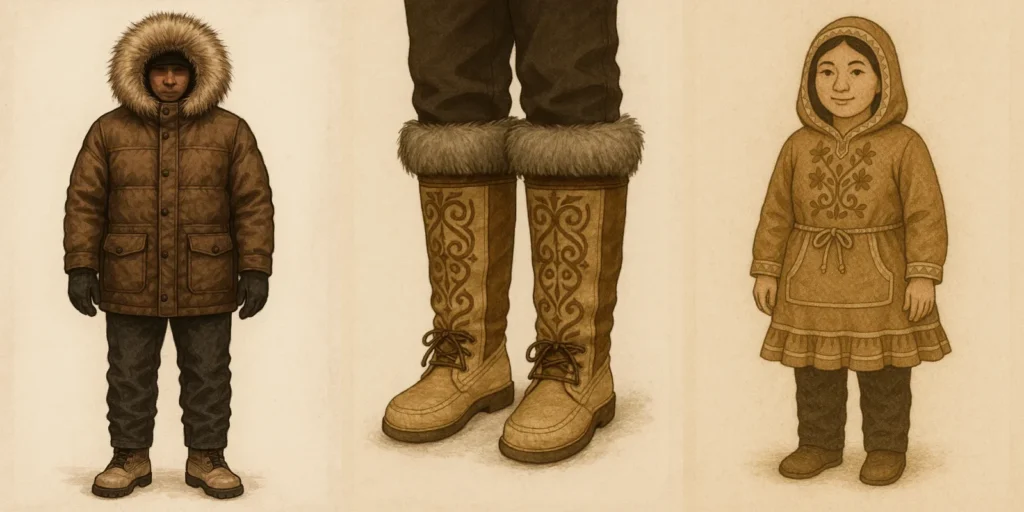 Fashion That Works at -30°F: Tested by Alaskans alaskan clothing collage