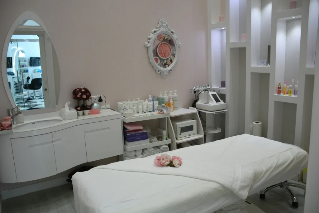 Professional Tips to Enhance Skin Care at Your Skin Clinic a room wit a white bed