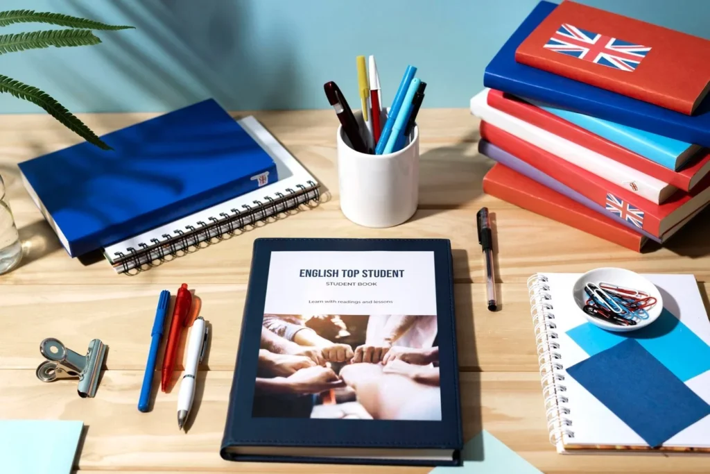 book on a desk