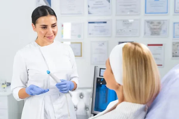 Professional Tips to Enhance Skin Care at Your Skin Clinic two women are talking