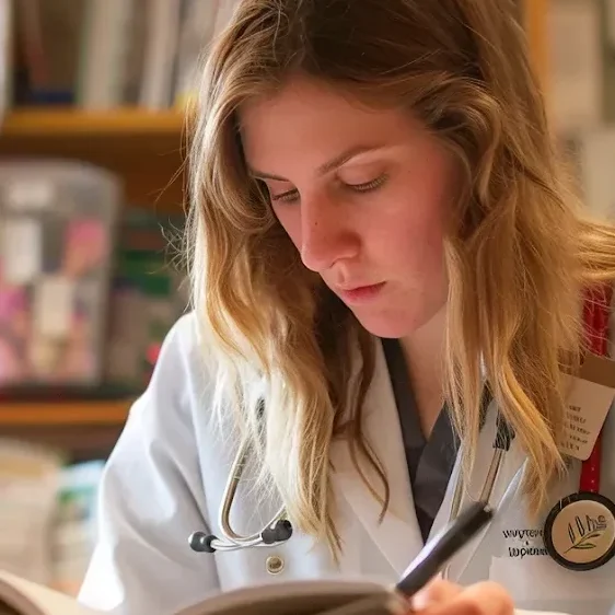 The Benefits of Getting an MSN for Women's Health Nurse Practitioner (WHNP) a woman reading book