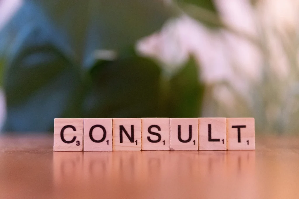 Professional Tips to Enhance Skin Care at Your Skin Clinic Word consult written with scrabbles