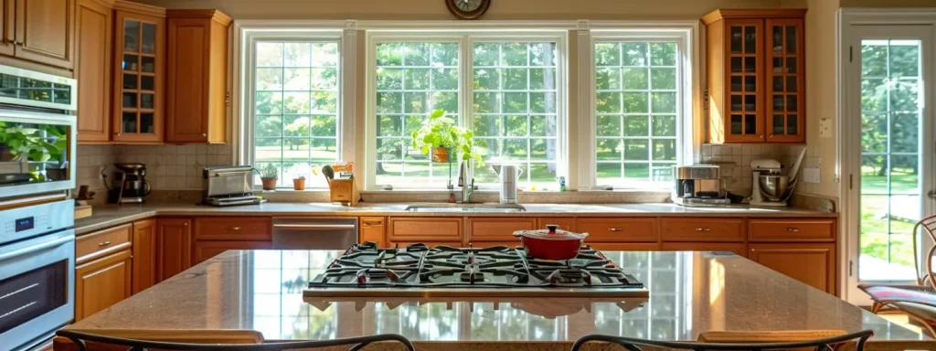 A well organized kitchen