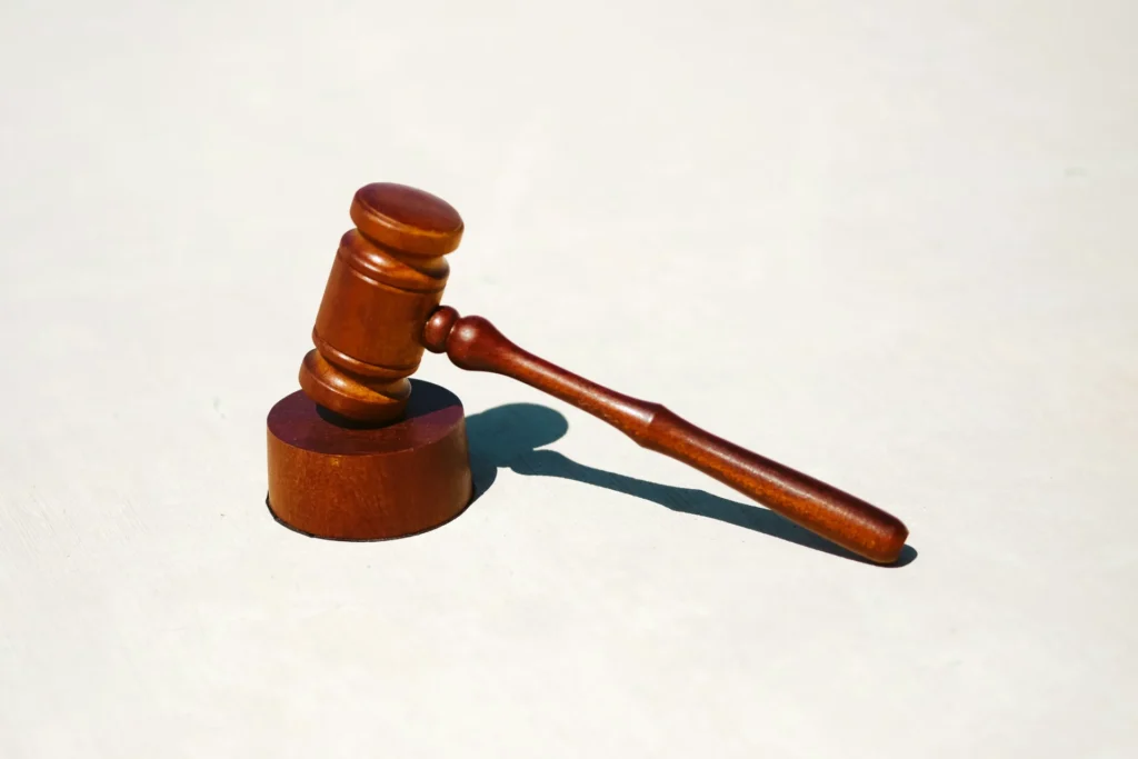 A wooden mallet