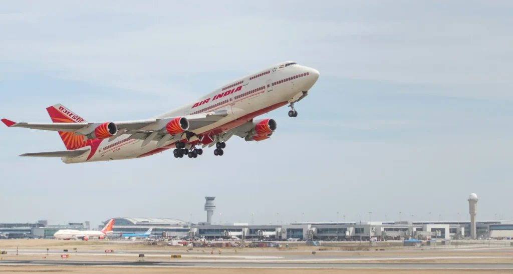 Air India airplane.