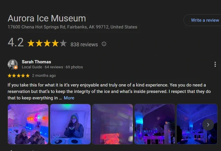 Ultimate Guide to the Aurora Ice Museum: Alaska’s Frozen Wonderland Screenshot