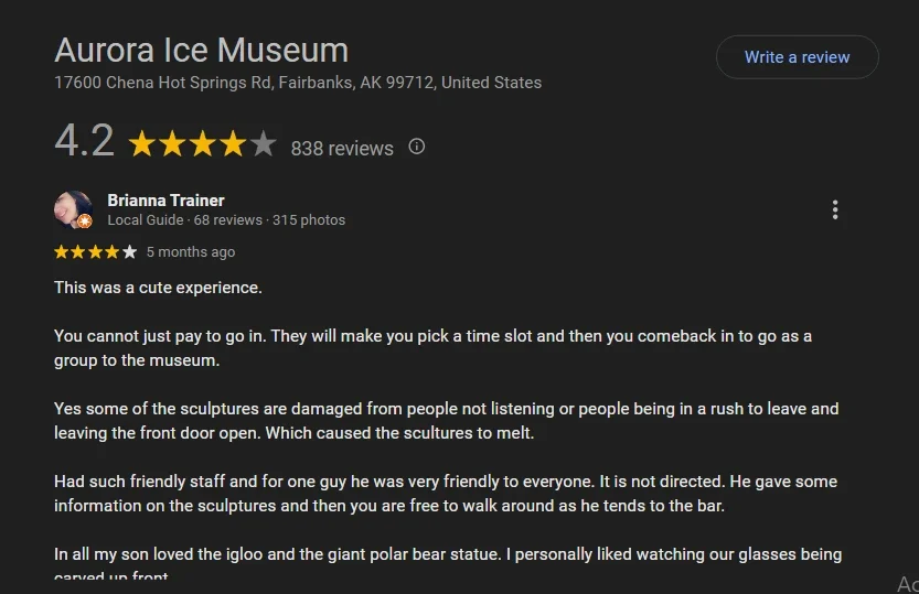 Ultimate Guide to the Aurora Ice Museum: Alaska’s Frozen Wonderland Screenshot