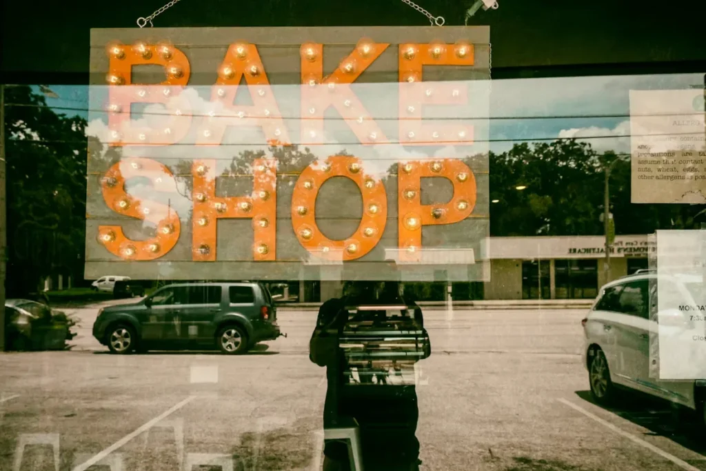 Franchise vs. Independent Bakery: Which is Right for You? bake shop signage