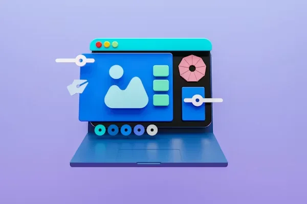 Revolutionizing Digital Creation: How AI is Transforming the Way We Edit Images and Videos computer screen showing colorful circles