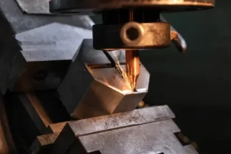 flames coming out form a machine
