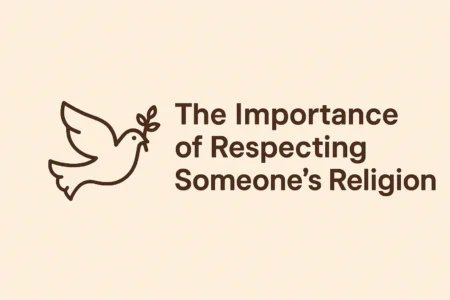 infographic of the importance of respecting someone's religion
