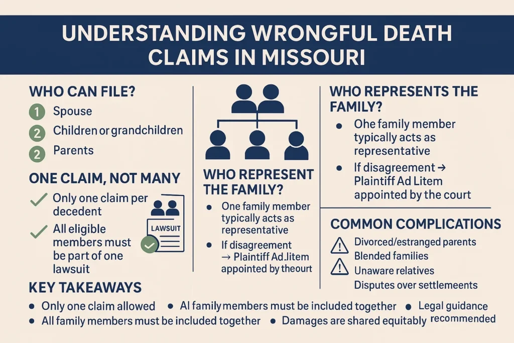 Can Multiple Family Members File Separate Wrongful Death Claims? infographic on Understanding wrongful death claim