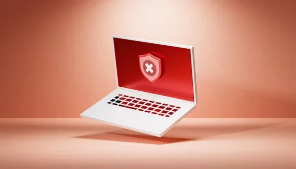 From Safe Mode to System Scan: A Proven Mac Malware Cleanup Plan laptop screen showing shield sign