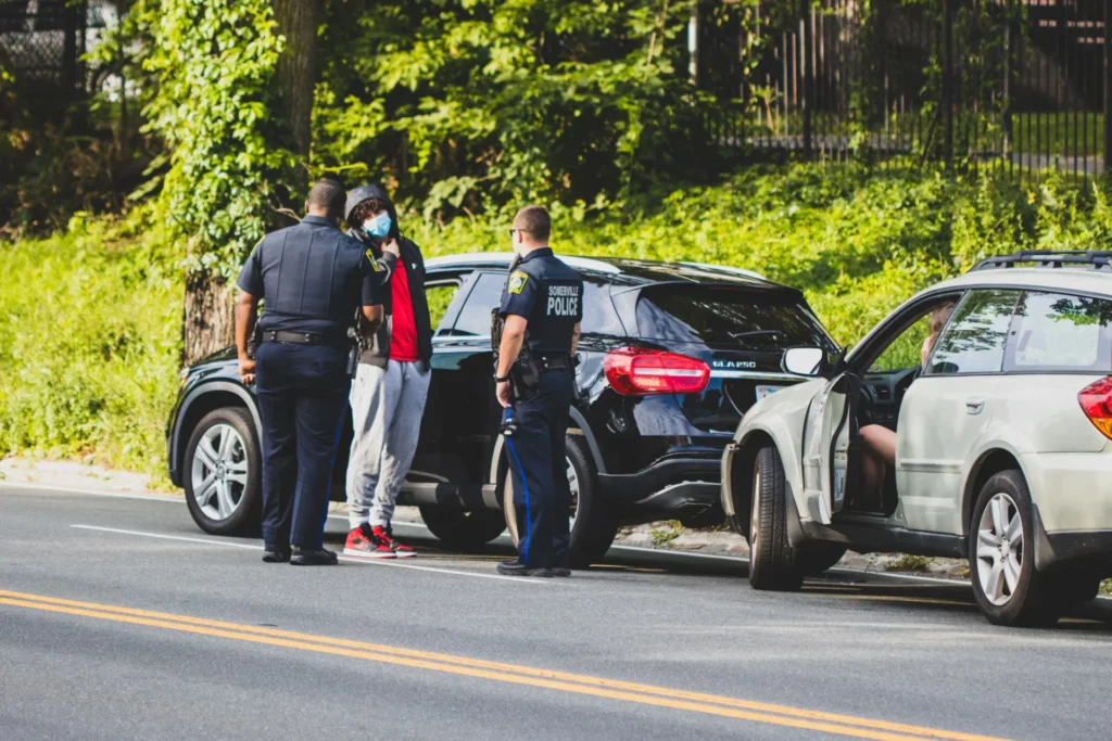 What to Do After a Traffic Accident police officer talking to a man