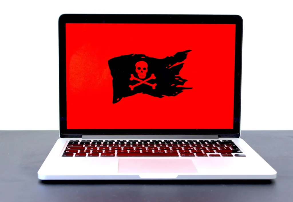 From Safe Mode to System Scan: A Proven Mac Malware Cleanup Plan red laptop screen