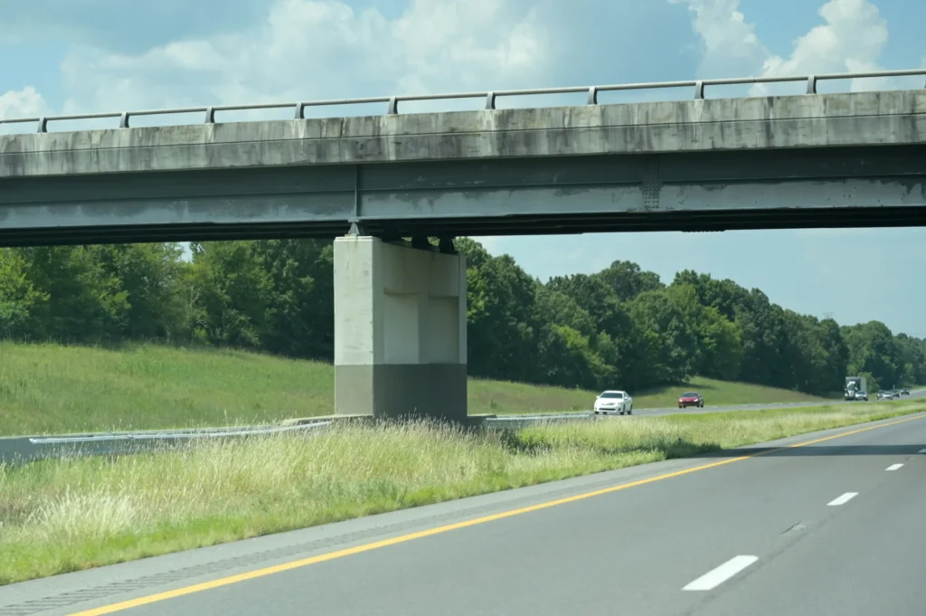 A highway bridge.