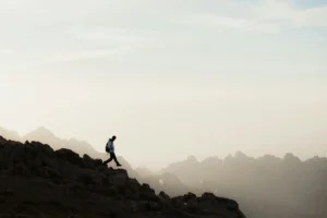 A hiker.