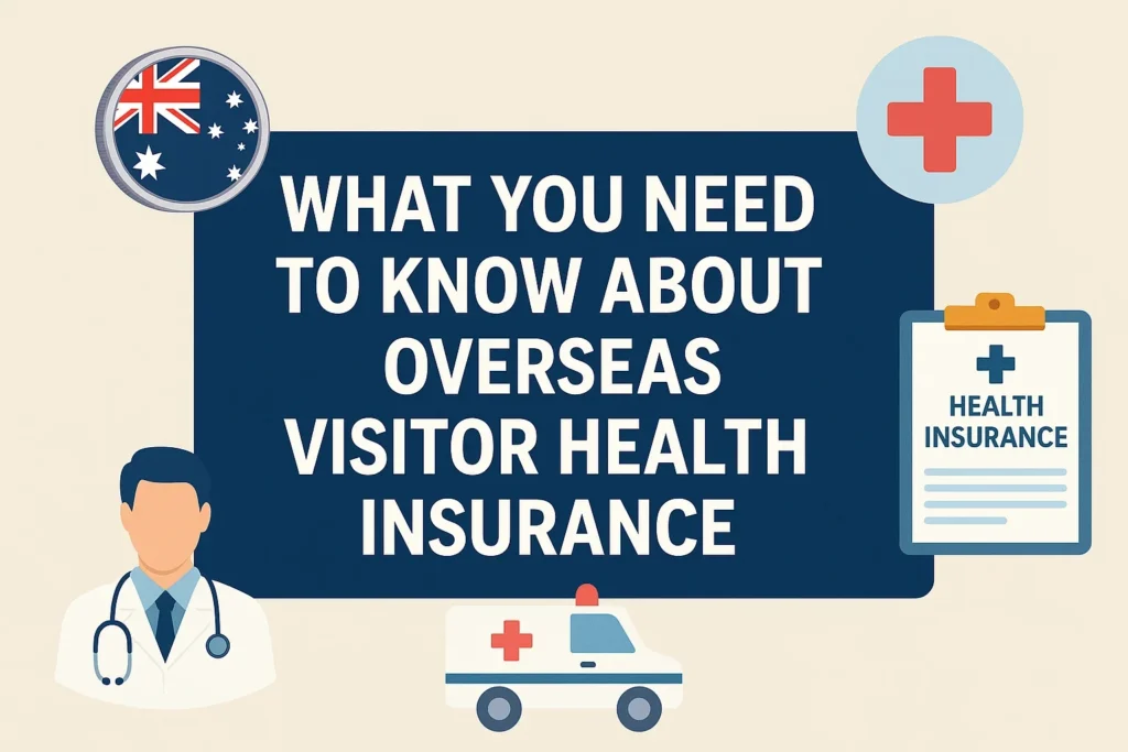 Illustration of what you need to know about overseas visitor health insurance