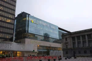 A Microsoft Building.