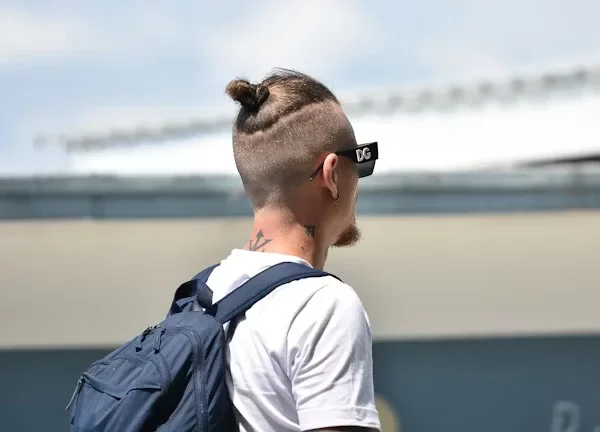 Summer Short Haircuts for Men | Short Hairstyles 2025 a man in white shirt standing on road