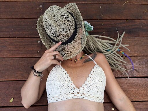 a woman wearing swim suit