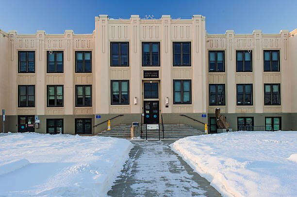 Throwback to 1940: When Fairbanks Stepped Into the Future With Asphalt city hall