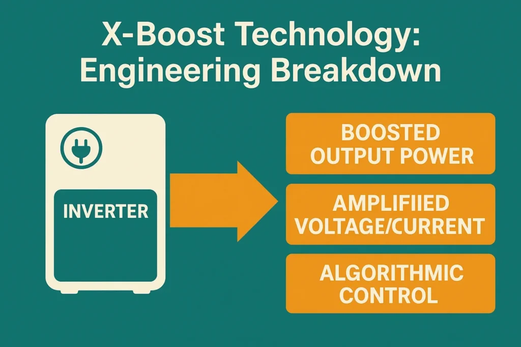 Can Solar Generators Handle High-Demand Appliances with X-Boost? illustration on X Boost technology