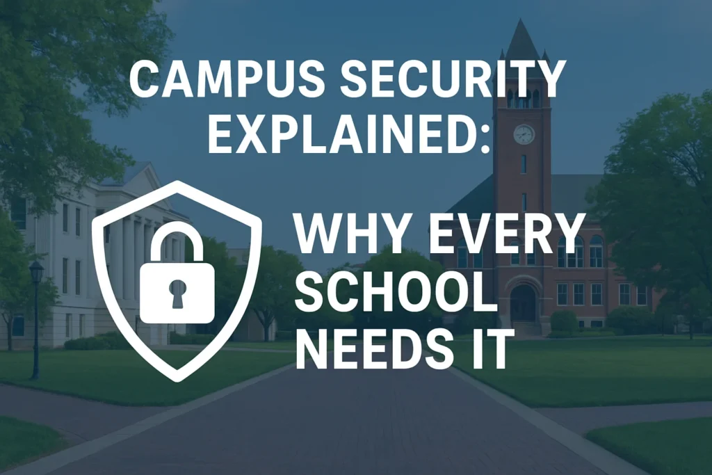 infographic on campus security
