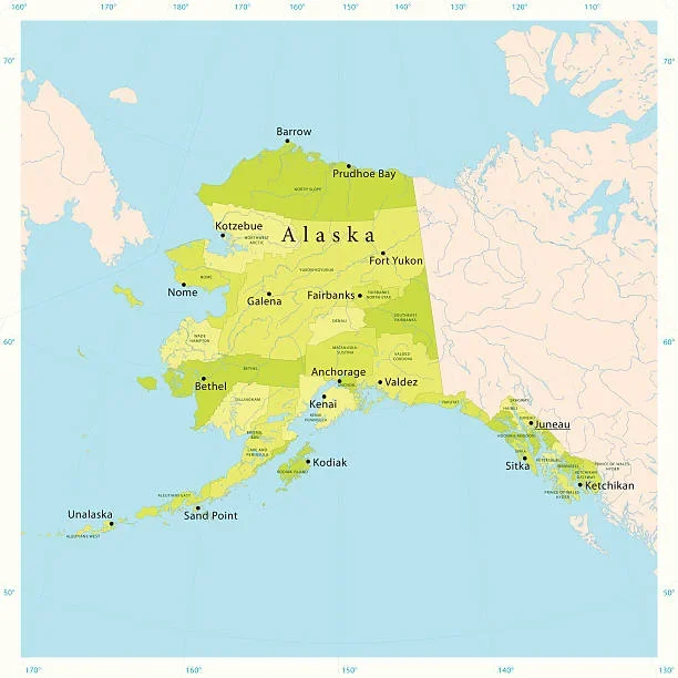 Why Does Alaska Have a Panhandle? Fascinating Facts and History map alaska