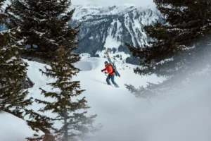 snowshoeing