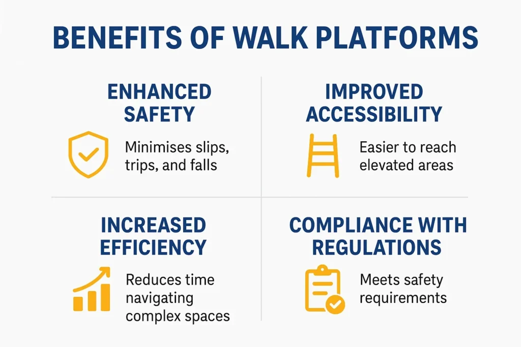 Understanding Walk Platforms and Their Importance in Workplace Safety Benefits of workplace walk platforms