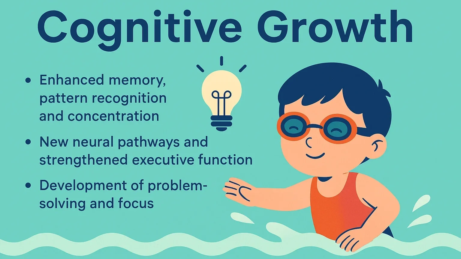 How Early Swim Lessons Build Lifelong Skills Illustration of cognitive growth