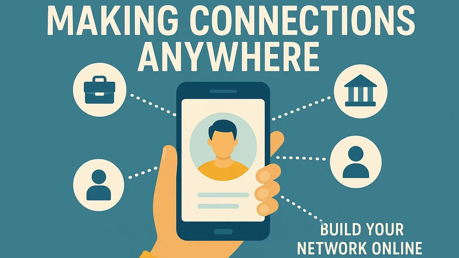Does It Really Matter Where You Go To College Illustration of making connections anywhere