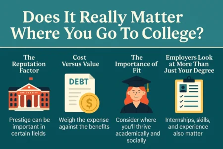 Illustration of where you go to college