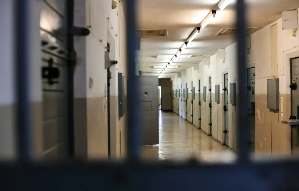 A Jail Corridor.