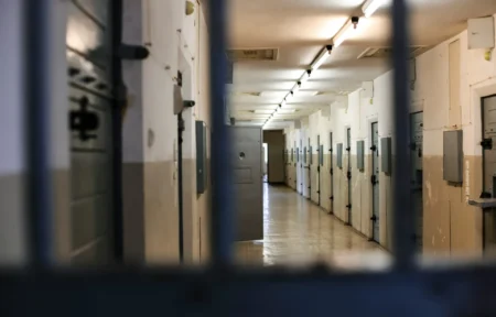 A Jail Corridor.